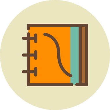 Bir kitabın vektör illüstrasyonu