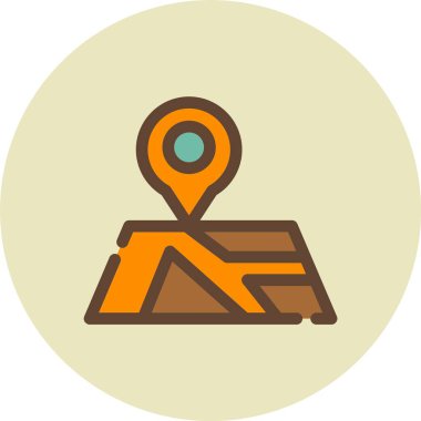 Yol işaretinin vektör illüstrasyonu