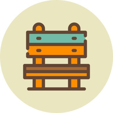 bank ikonu vektör illüstrasyonu