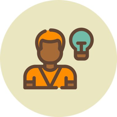 Takım & için iş yönetimi düz simgeleri