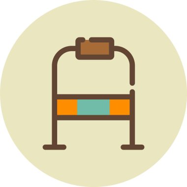 Bir kahve makinesinin vektör çizimi