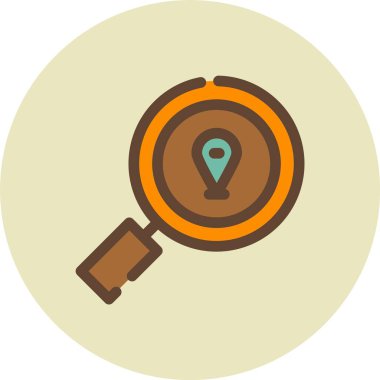 konum pin simgesi vektörü