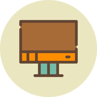 ofis simgesi, vektör illüstrasyonu