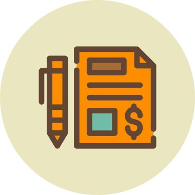 Modern simgenin vektör illüstrasyonu