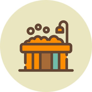 Pastanın vektör illüstrasyon simgesi, gıda konsepti