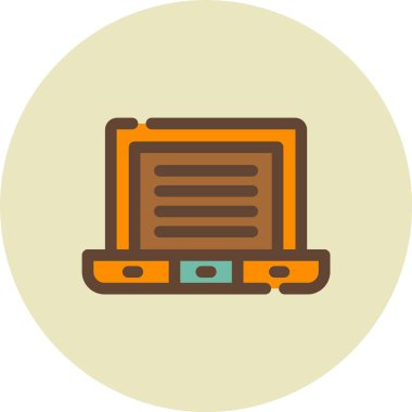 Kitap. Web simgesi basit illüstrasyon