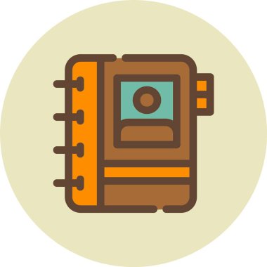 Kamera. Web simgesi basit illüstrasyon