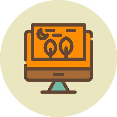 seo modern simgesinin vektör illüstrasyonu