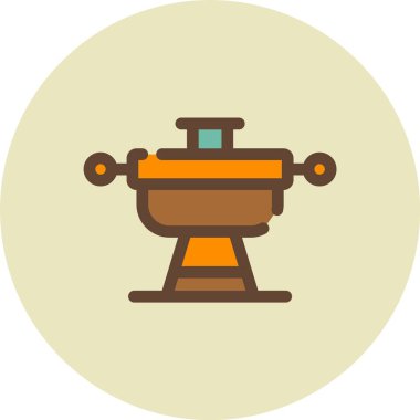 Çizgi film simgesinin vektör çizimi