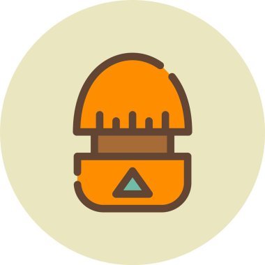 kask web simge vektör çizim