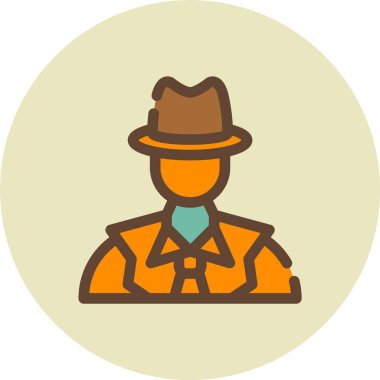 Vektör Adam Simgesi illüstrasyonu