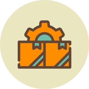 Kişisel ve ticari kullanım için vektör inşaat simgesi.