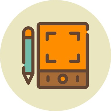 Kitap. Web simgesi basit illüstrasyon