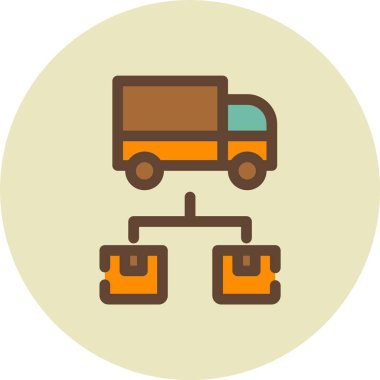 servis simgesi vektör illüstrasyonu