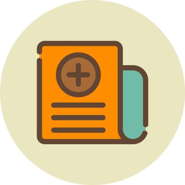 kitap vektörü simgesi, Basit Web Vektörü İllüstrasyonu