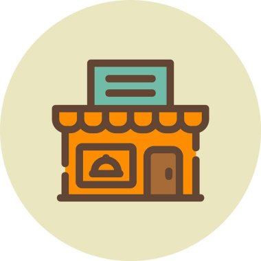 Bir depolama simgesinin vektör çizimi