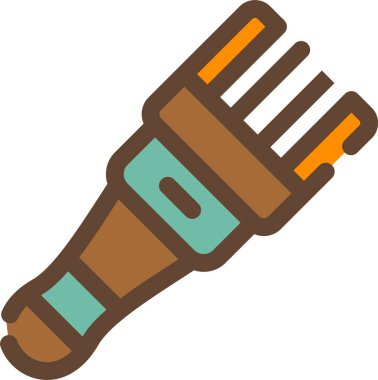 elektrik kablo ağ simgesi basit illüstrasyon