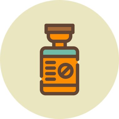 şişe simgesi vektör illüstrasyonu