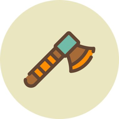 Balta simgesi tasarımının illüstrasyon vektörü grafiği