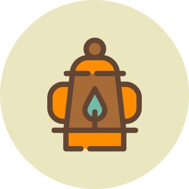 Mum simgesi, vektör illüstrasyonu