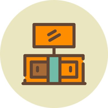 Rozet & raporu için işletme yönetimi dairesi simgesi