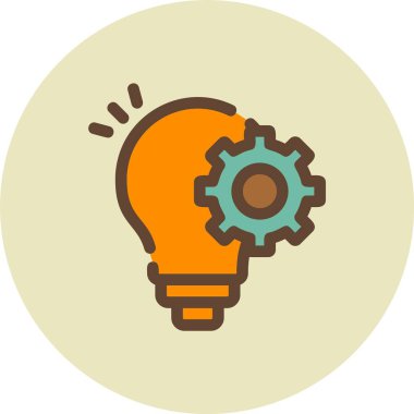 ampul simgesi vektör illüstrasyonu