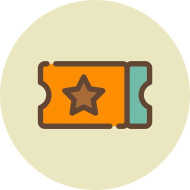 Yıldız simgesinin vektör illüstrasyonu