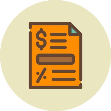 ticari finans vektör simgesi