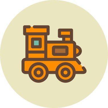 Kamyon simgesinin vektör illüstrasyonu