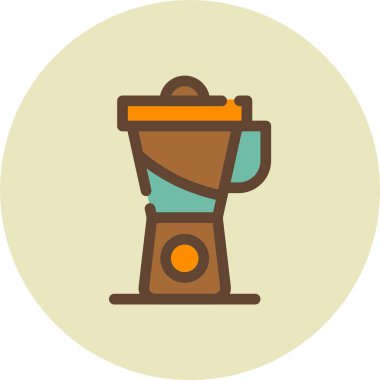 Kahve makinesi ikonu. Taslak kahve makinesi vektör simgesi rengi düz izole