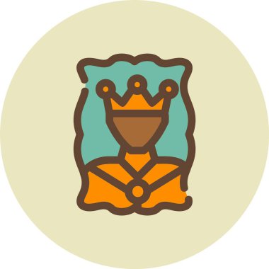 Aslan simgesi vektör illüstrasyonu