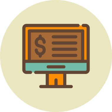 para simgesi vektör illüstrasyonu