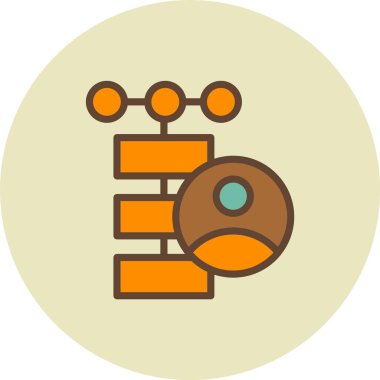 seo modern simgesinin vektör illüstrasyonu