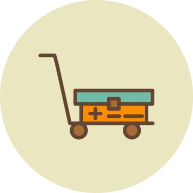 Alışveriş arabası. Web simgesi