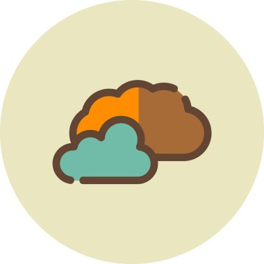 vektör Bulut simgesi illüstrasyonu