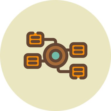 ağ simgesi, vektör illüstrasyonu