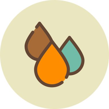 Bir ağaç simgesinin vektör illüstrasyonu