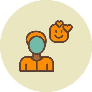 Maskeli ve eşarplı bir kadının vektör çizimi.