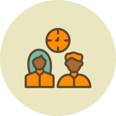 grup insanları ikon vektör illüstrasyonu