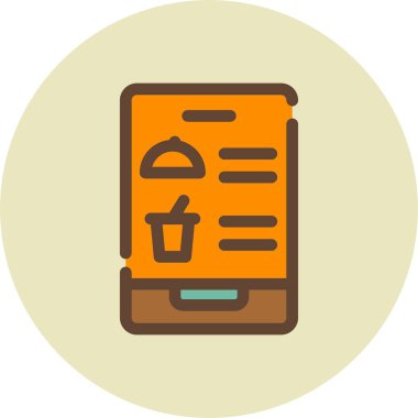 vektör besin simgesi illüstrasyonu