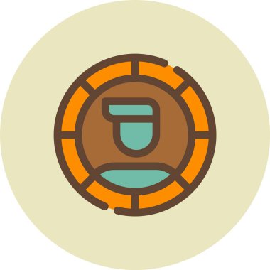 Bir b eksikliği simgesinin vektör çizimi