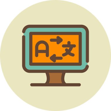 Gelişim için web simgesi. vektör illüstrasyonu