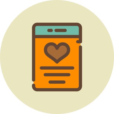 mobil uygulama simgesi, vektör illüstrasyonu