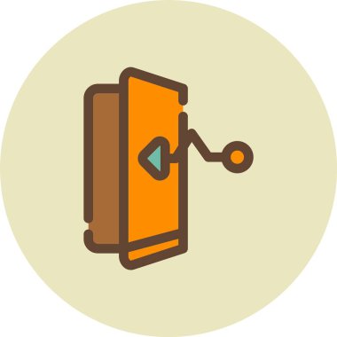 Kitap. Web simgesi basit illüstrasyon