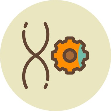 Çizgi film simgesinin vektör çizimi