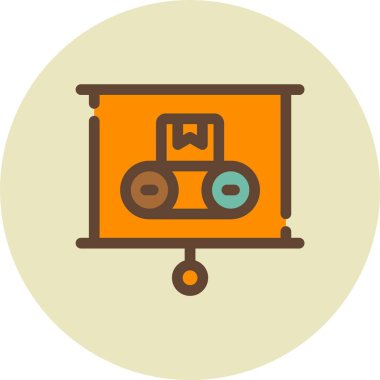 Kamera. Web simgesi basit illüstrasyon