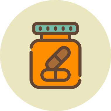 hap ikonu vektör illüstrasyonu