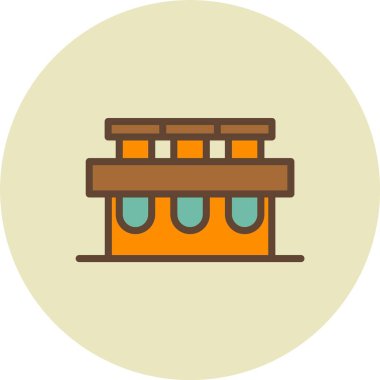 pastane simgesi, vektör illüstrasyonu