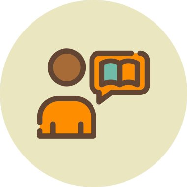 kitap simgesi vektör illüstrasyonu