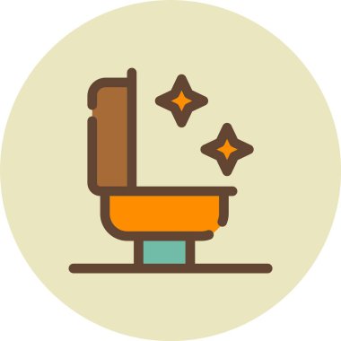 Banyo lavabosu Web simgesi vektör illüstrasyonu